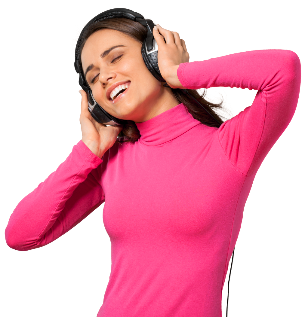 Female Listening to Music